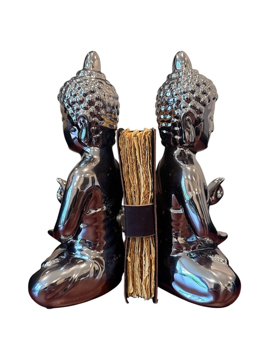 Pier 1 Other - Pier 1 Imports Silver Buddha Statues Bookends Pair of Two (2)